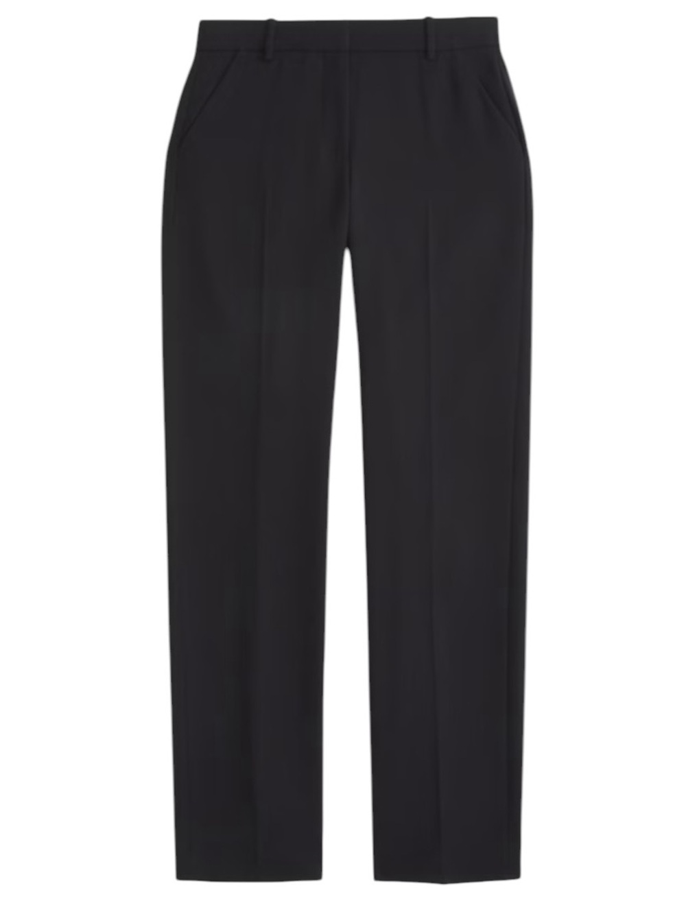 Abercrombie & Fitch Low Rise Tailored Straight Leg Pant Black NWT 30 Regular‎